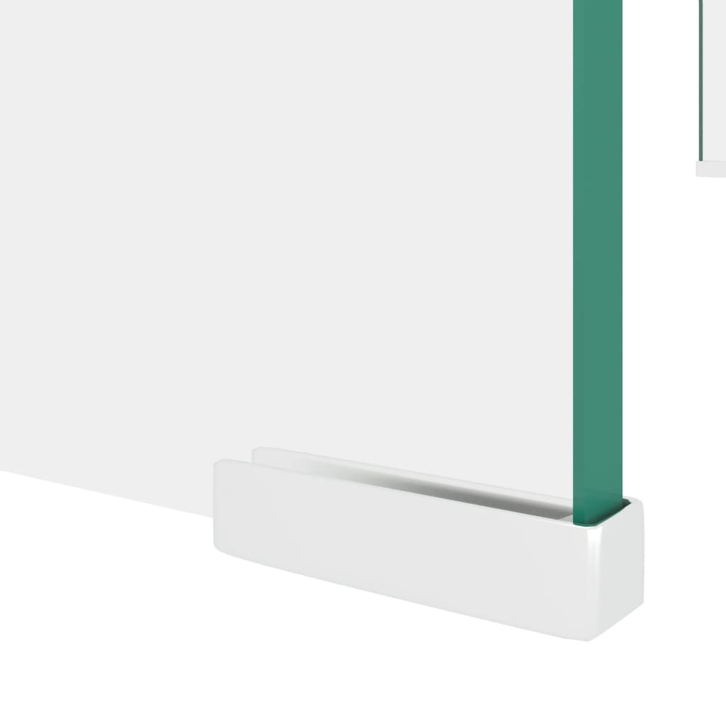 TV-bord klarglas 80x30x13 cm