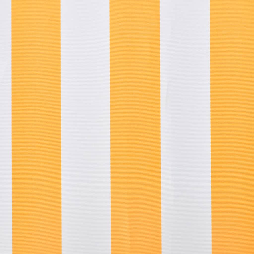 Markisduk orange & vit 350x250 cm