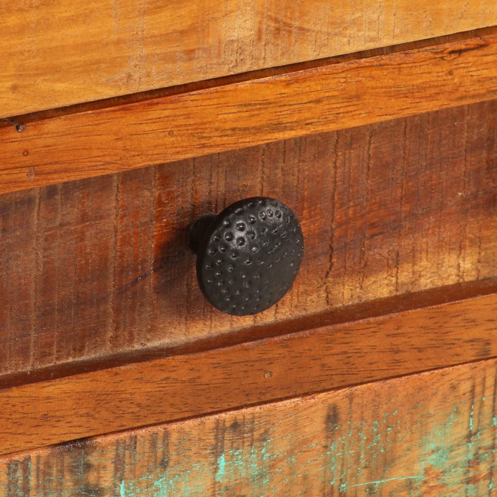 TV-bänk 80x30x40 cm massivt återvunnet trä