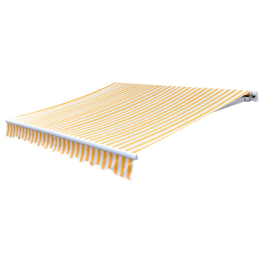 Markisduk solros 3 x 2,5 m gul & vit (utan ram)