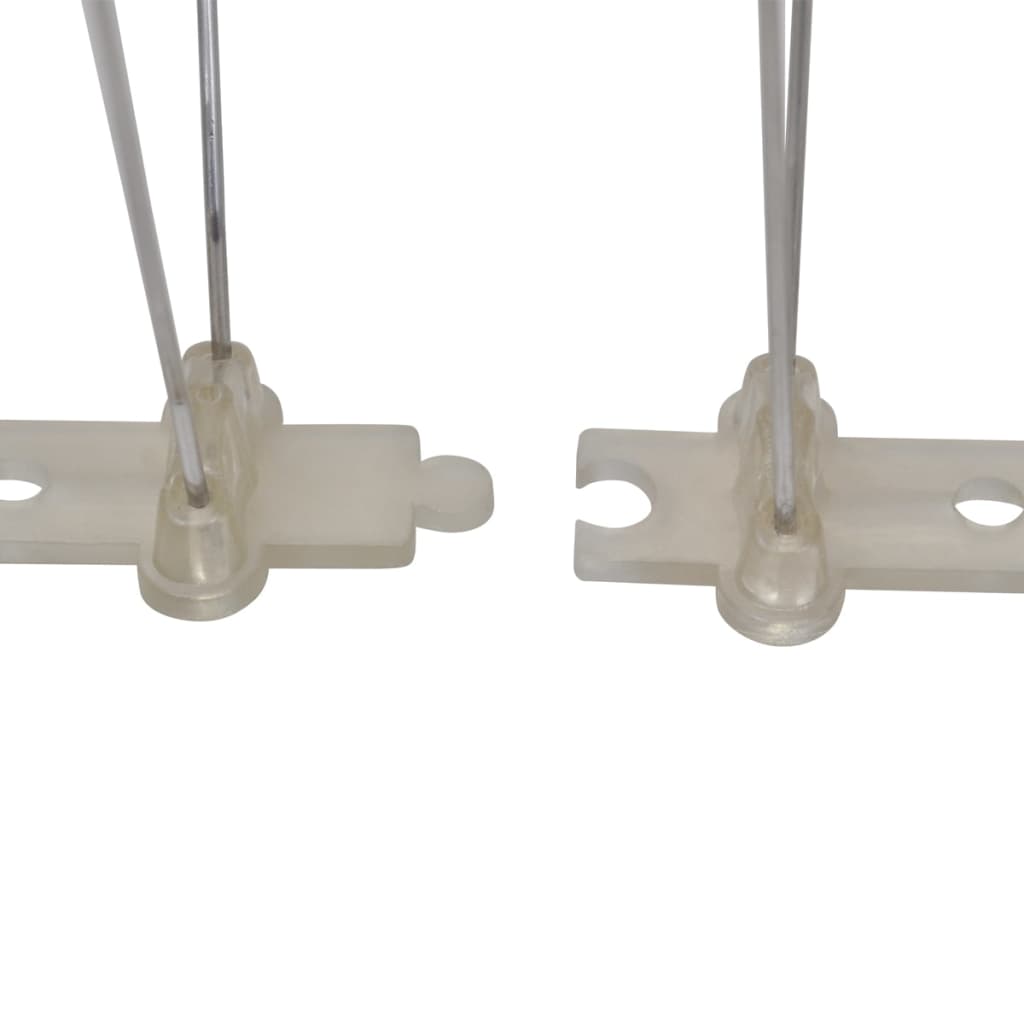 4-raders Fågelpiggar plast 6 st 3 m