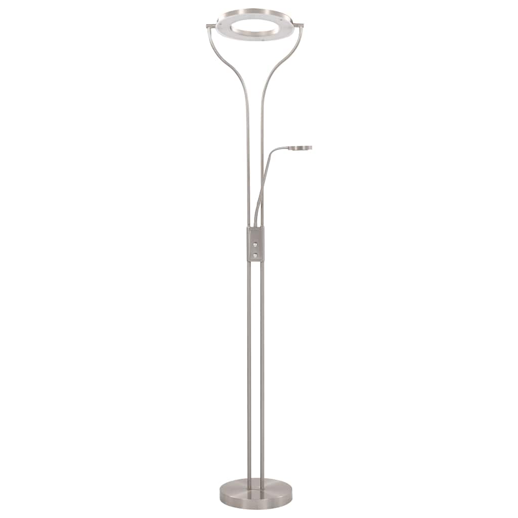 Golvlampa 18 W silver 180 cm dimbar