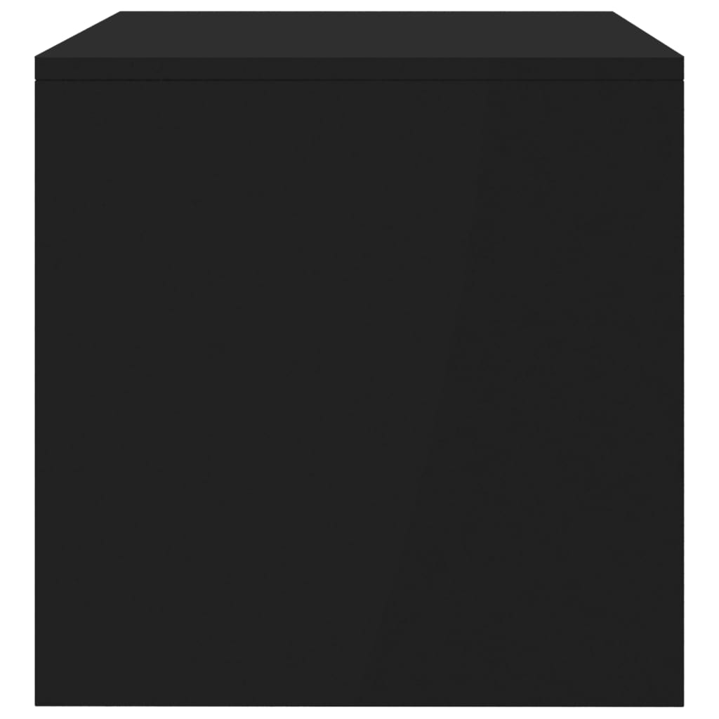 TV-bänk svart 100x40x40 cm konstruerat trä