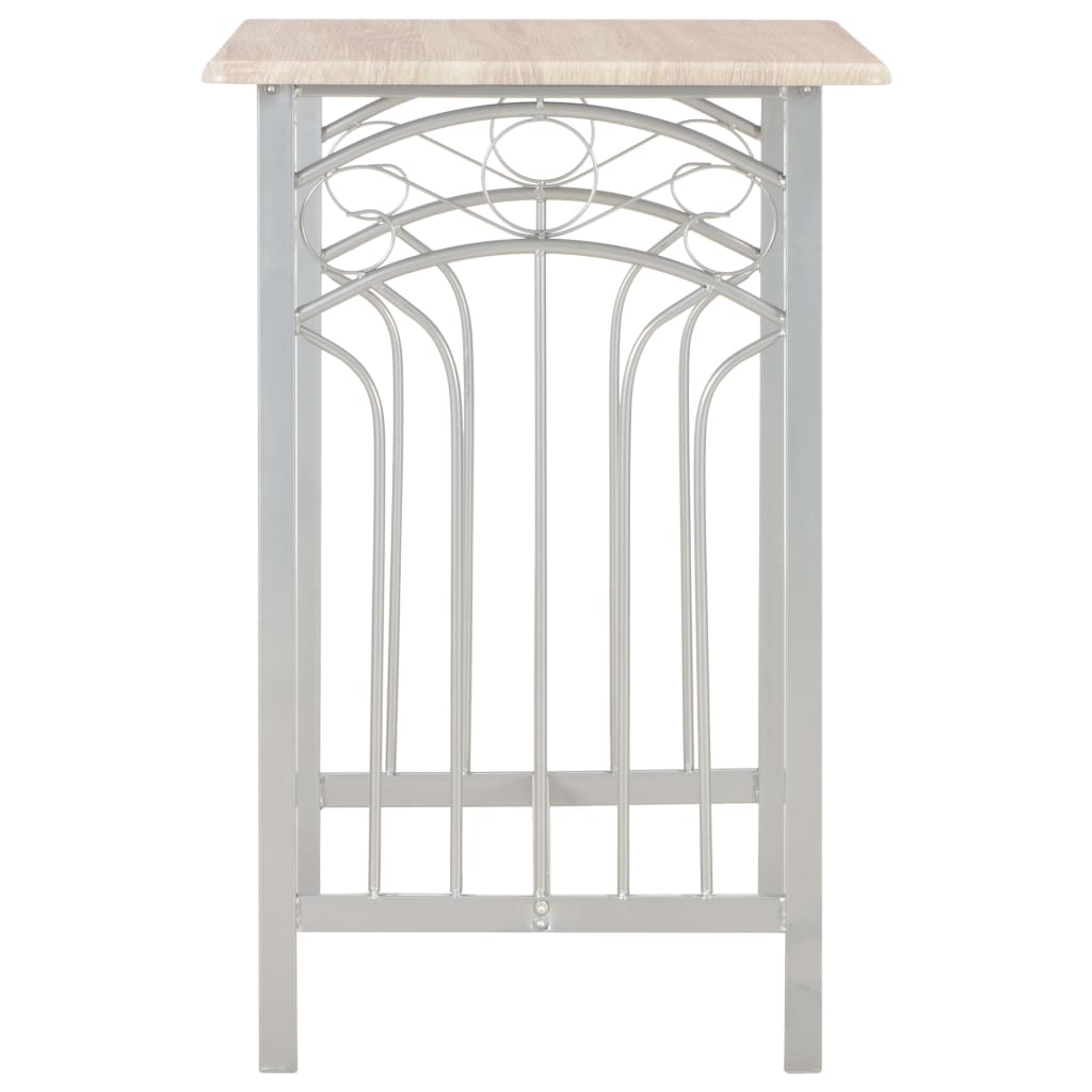 Bargrupp 3 delar trä och stål