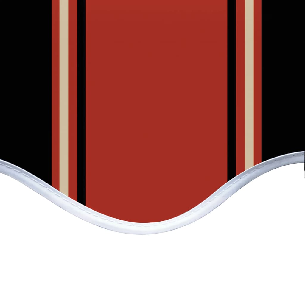 Markisduk orange och brun 400x300 cm