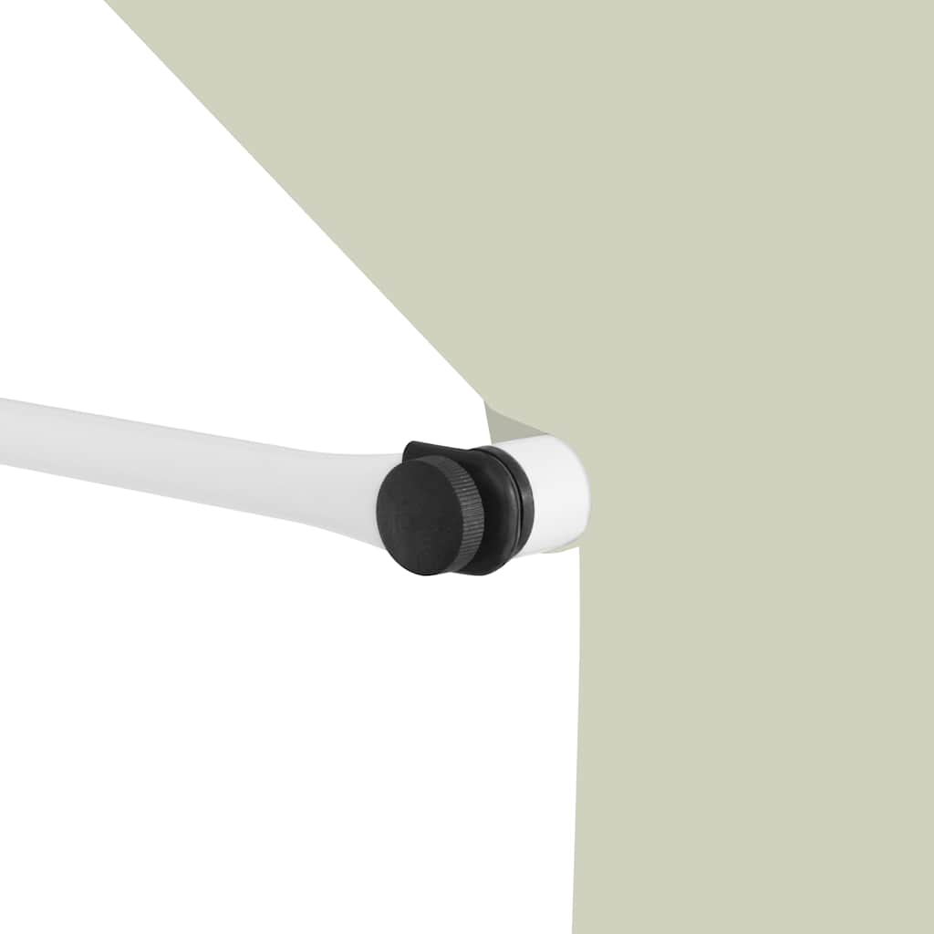 Markis manuellt infällbar 100 cm gräddvit