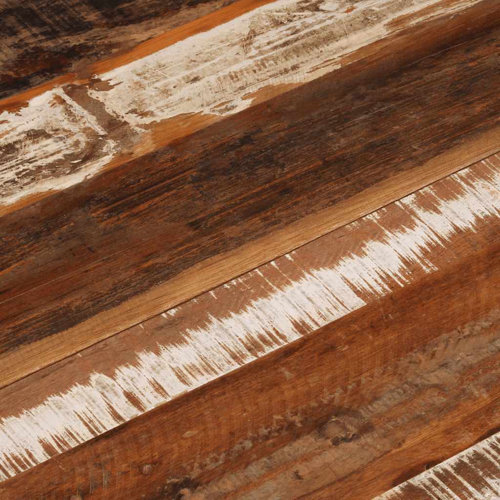 Rektangulär bordsskiva 60x80 cm 15-16 mm massivt återvunnet trä