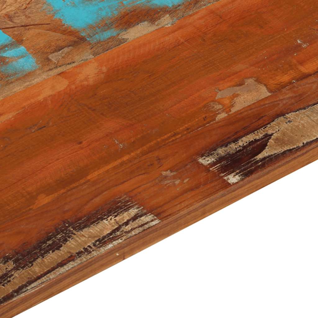 Rektangulär bordsskiva 60x100cm 15-16mm massivt återvunnet trä