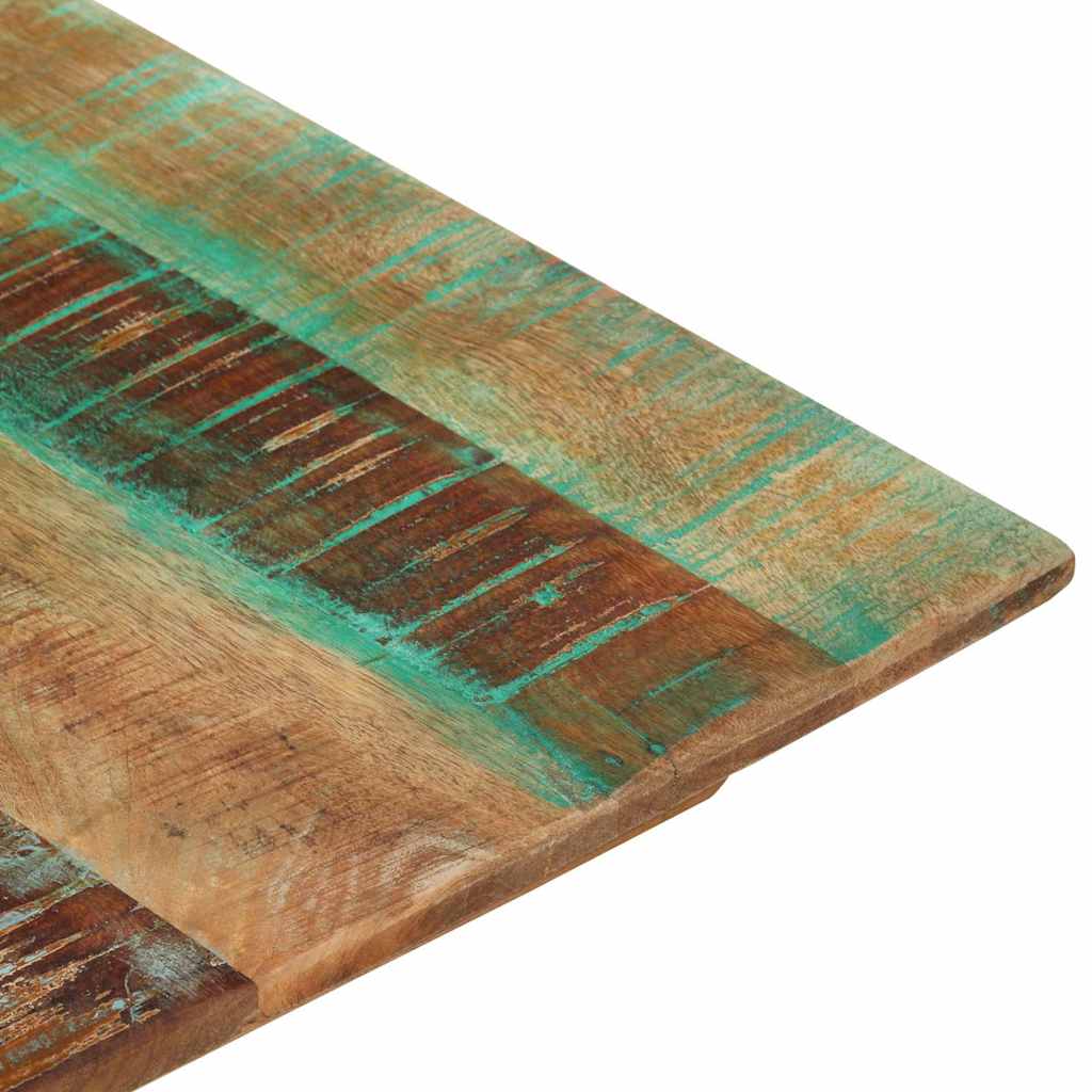 Rektangulär bordsskiva 60x140cm 15-16 mm massivt återvunnet trä