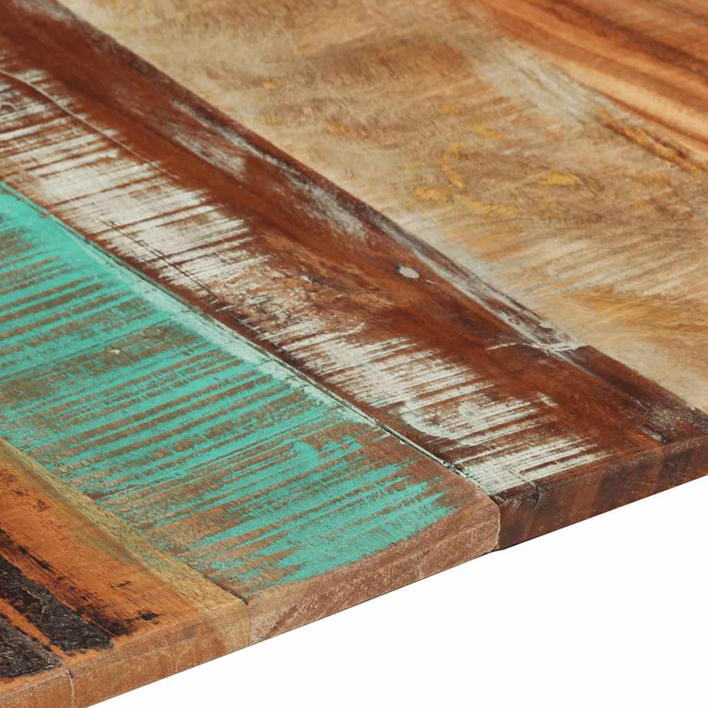 Rektangulär bordsskiva 60x140cm 15-16 mm massivt återvunnet trä