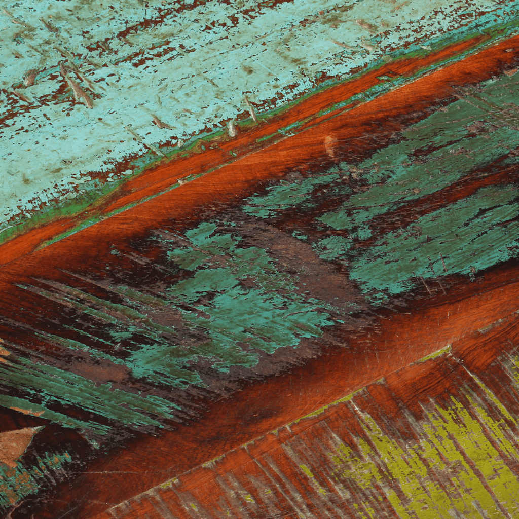 Rektangulär bordsskiva 60x80 cm 25-27 mm massivt återvunnet trä