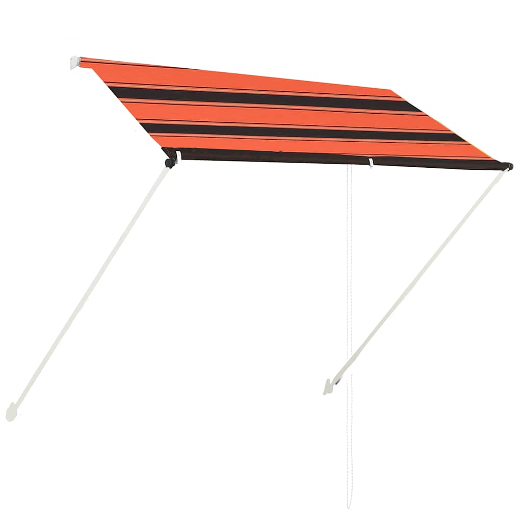 Markis 200x150 cm orange och brun