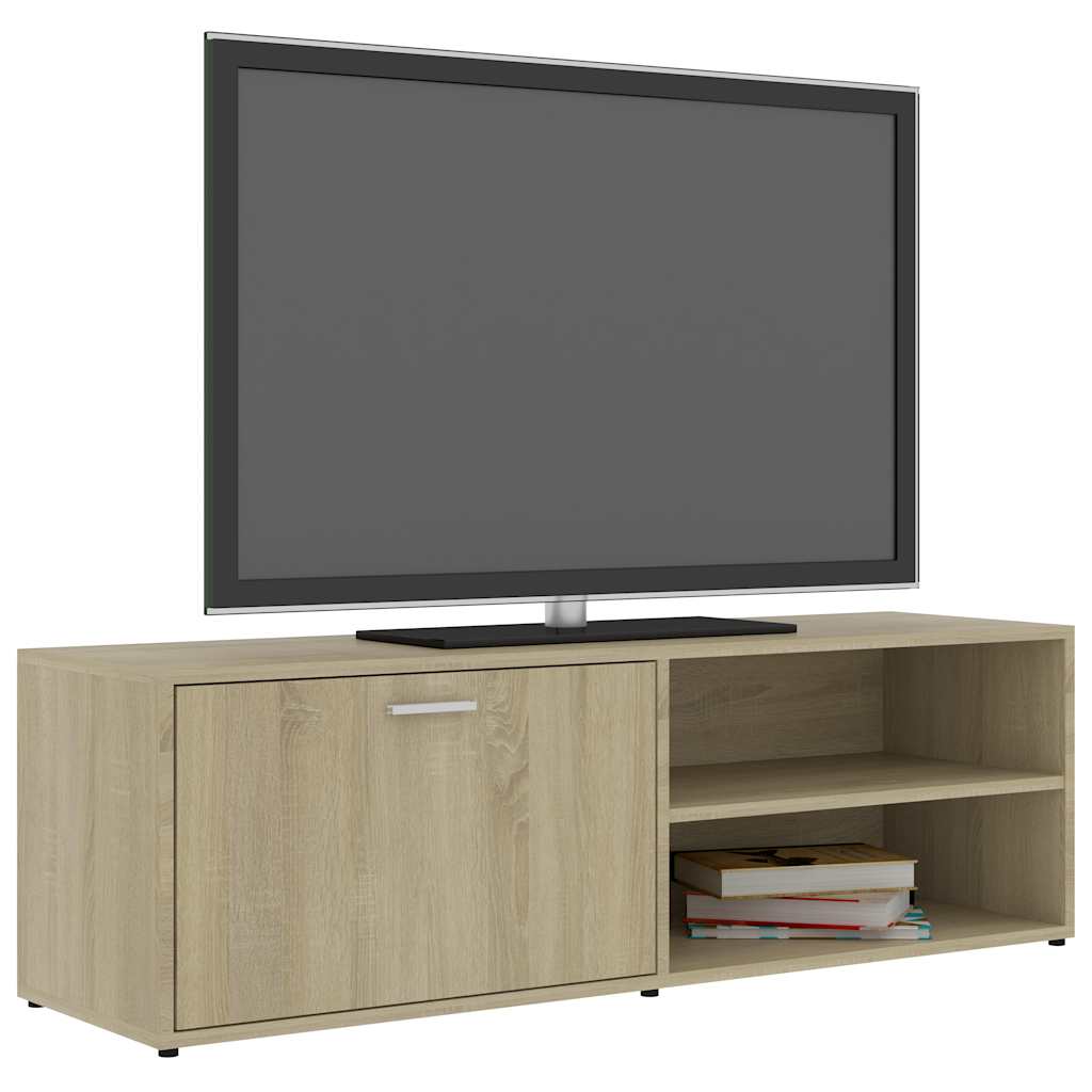 TV-bänk sonoma-ek 120x34x37 cm konstruerat trä