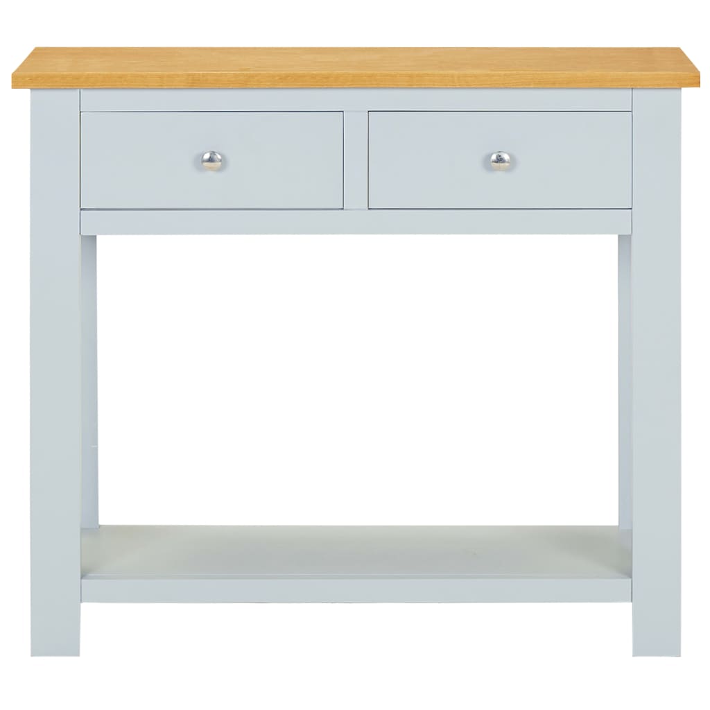 Avlastningsbord 83x30x73 cm massiv ek