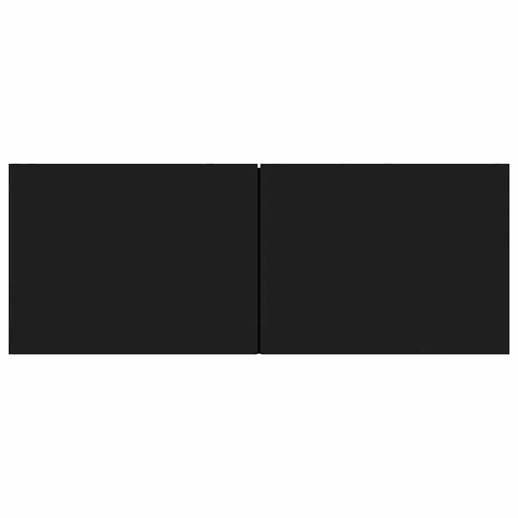 TV-bänk svart 80x30x30 cm konstruerat trä