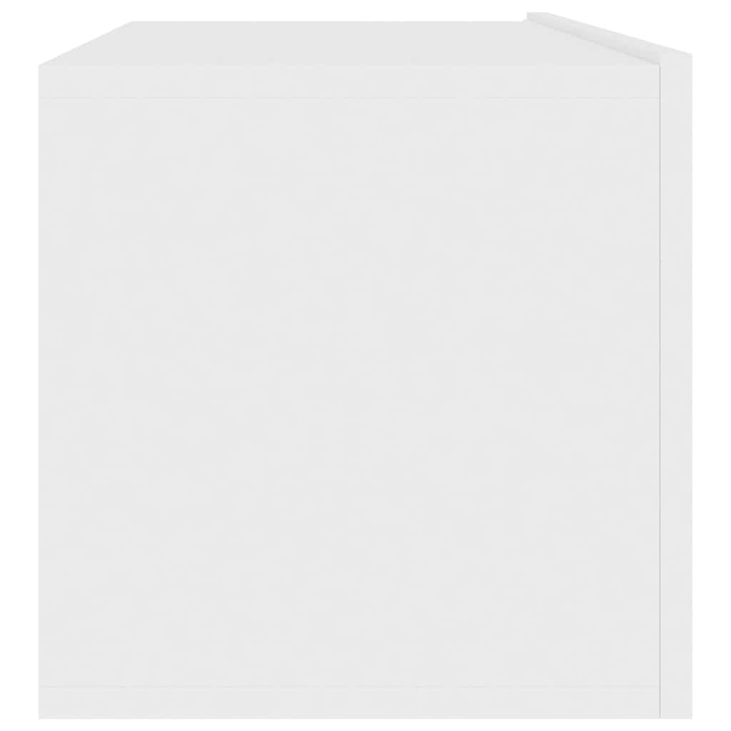 TV-bänk vit 100x30x30 cm konstruerat trä