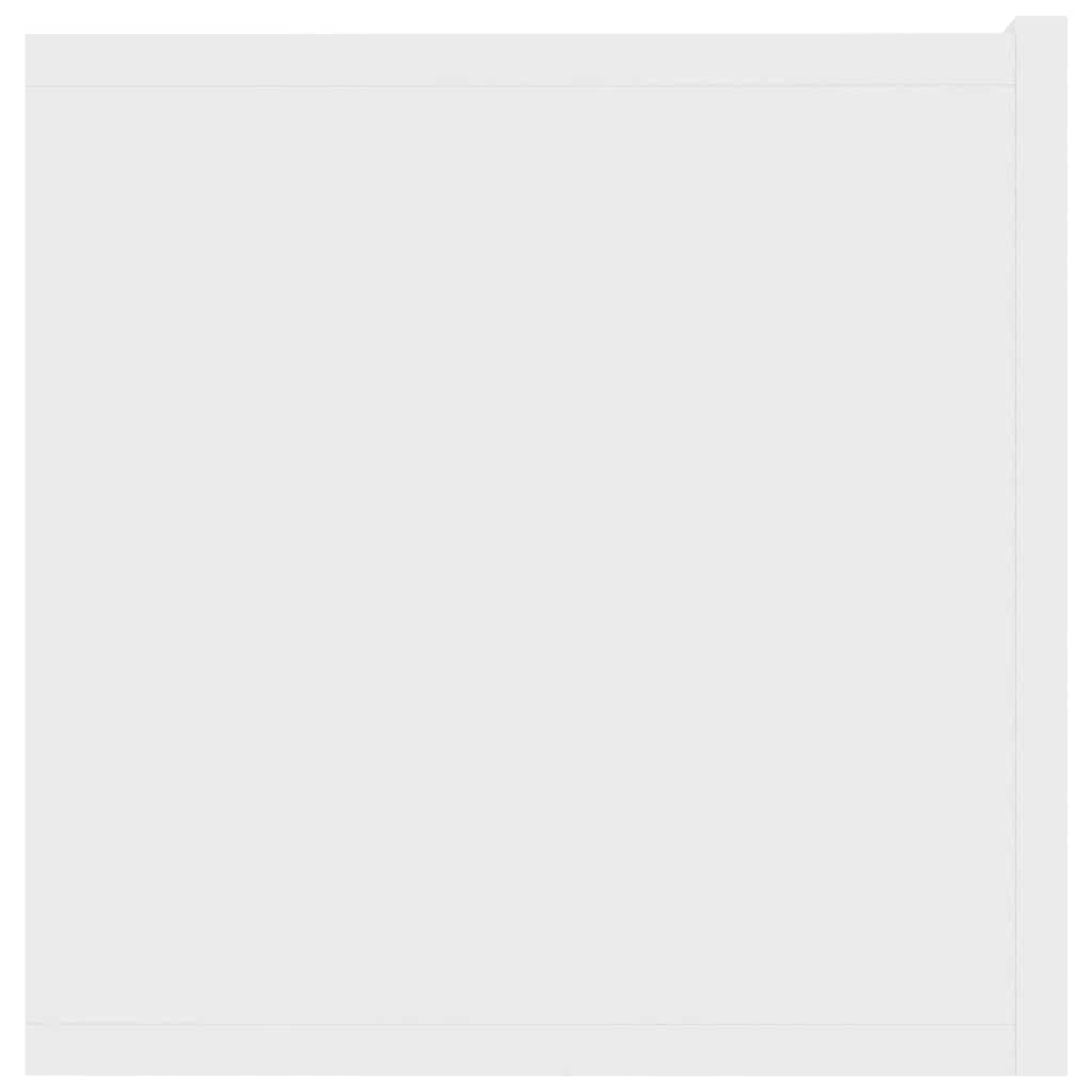 TV-bänk vit 120x30x30 cm konstruerat trä