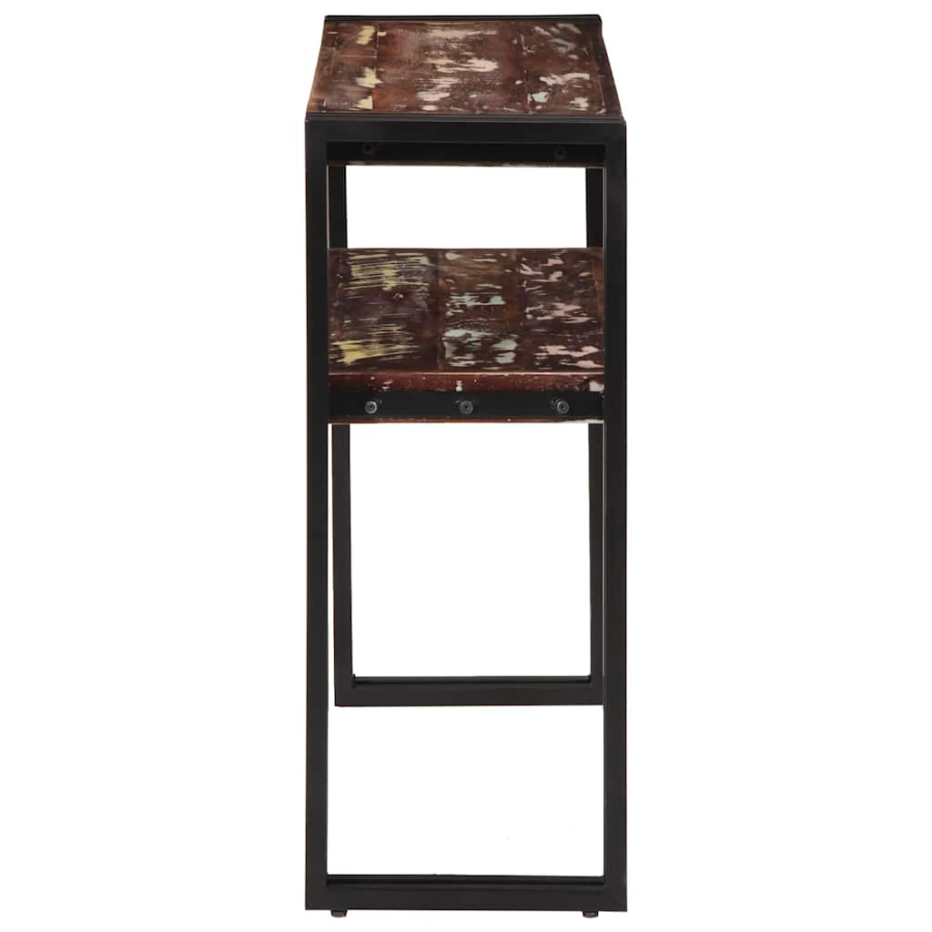 Avlastningsbord 90x30x75 cm massivt återvunnet trä