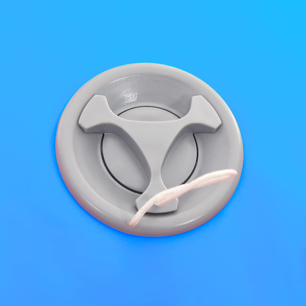 Uppblåsbar gymnastikrulle med pump 120x75 cm PVC blå