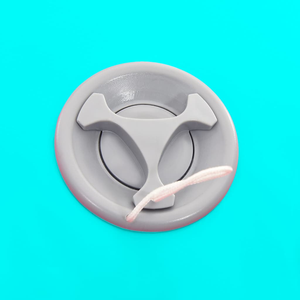 Uppblåsbar gymnastikrulle med pump 120x90 cm PVC grön