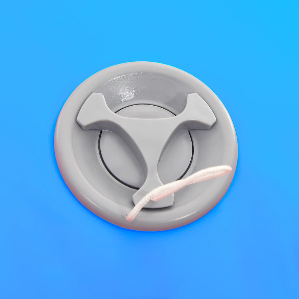 Uppblåsbar gymnastikrulle med pump 120x90 cm PVC blå