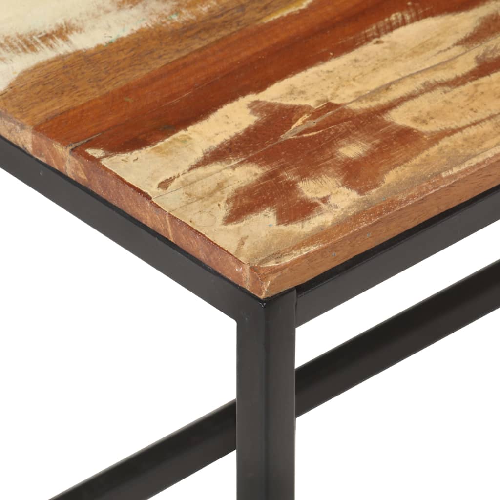 TV-bänk 180x30x50 cm massivt återvunnet trä