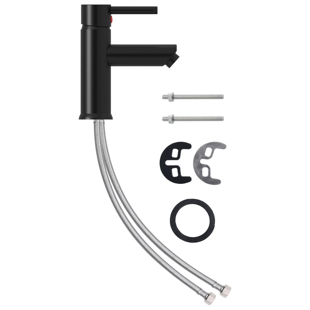 Badrumsblandare svart 130x176 mm