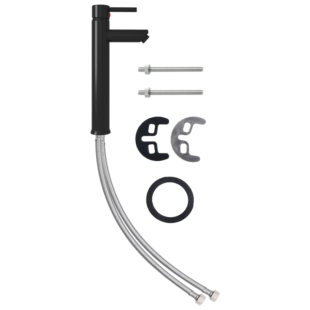 Badrumsblandare nickel 12x30 cm