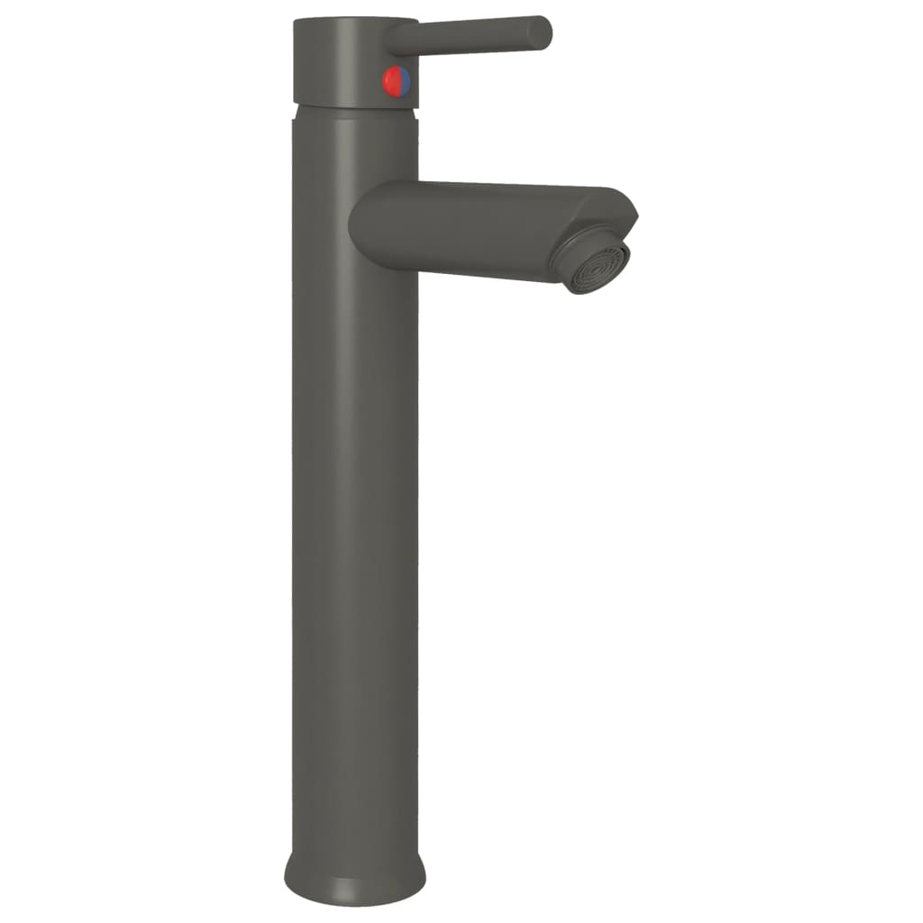 Badrumsblandare grå 12x30 cm