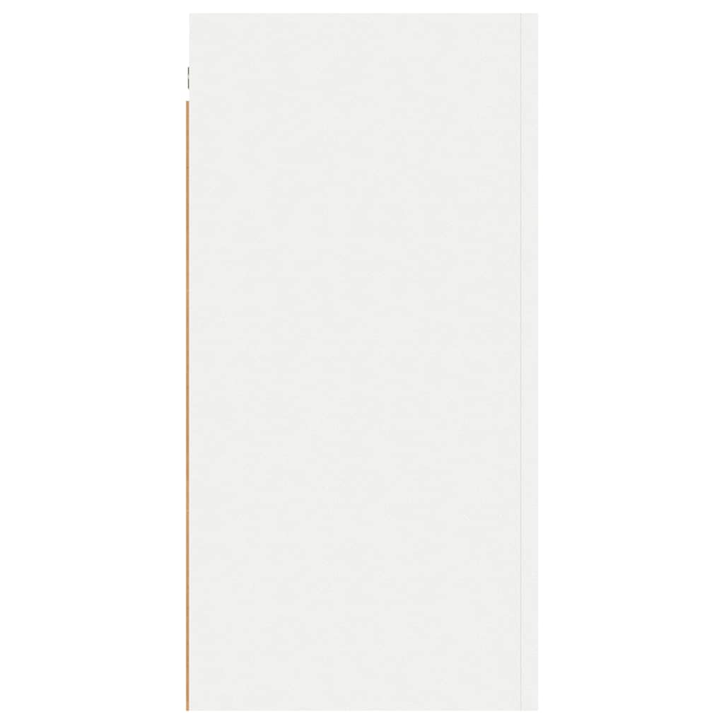 Tv-bänk vit 30,5x30x60 cm konstruerat trä