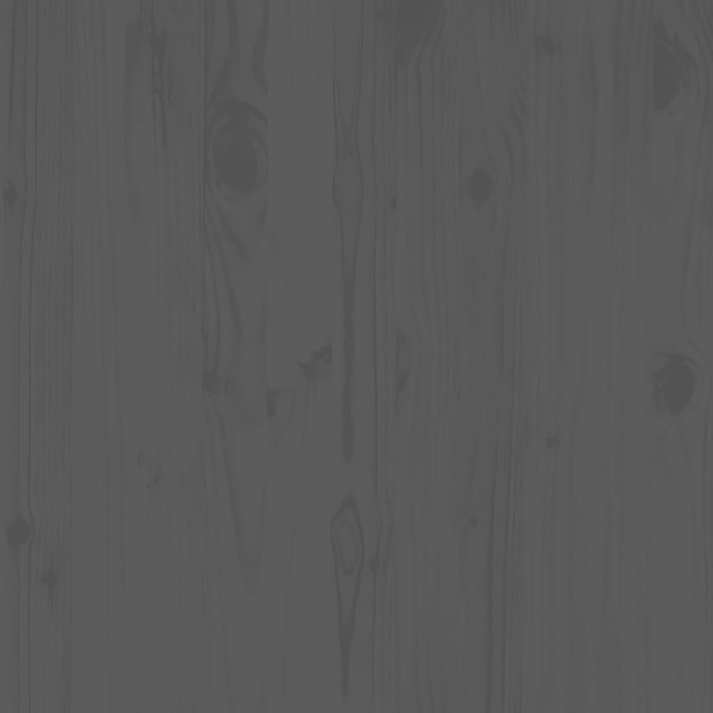 Hörnsektion till pallsoffa 2 st Grå massiv furu