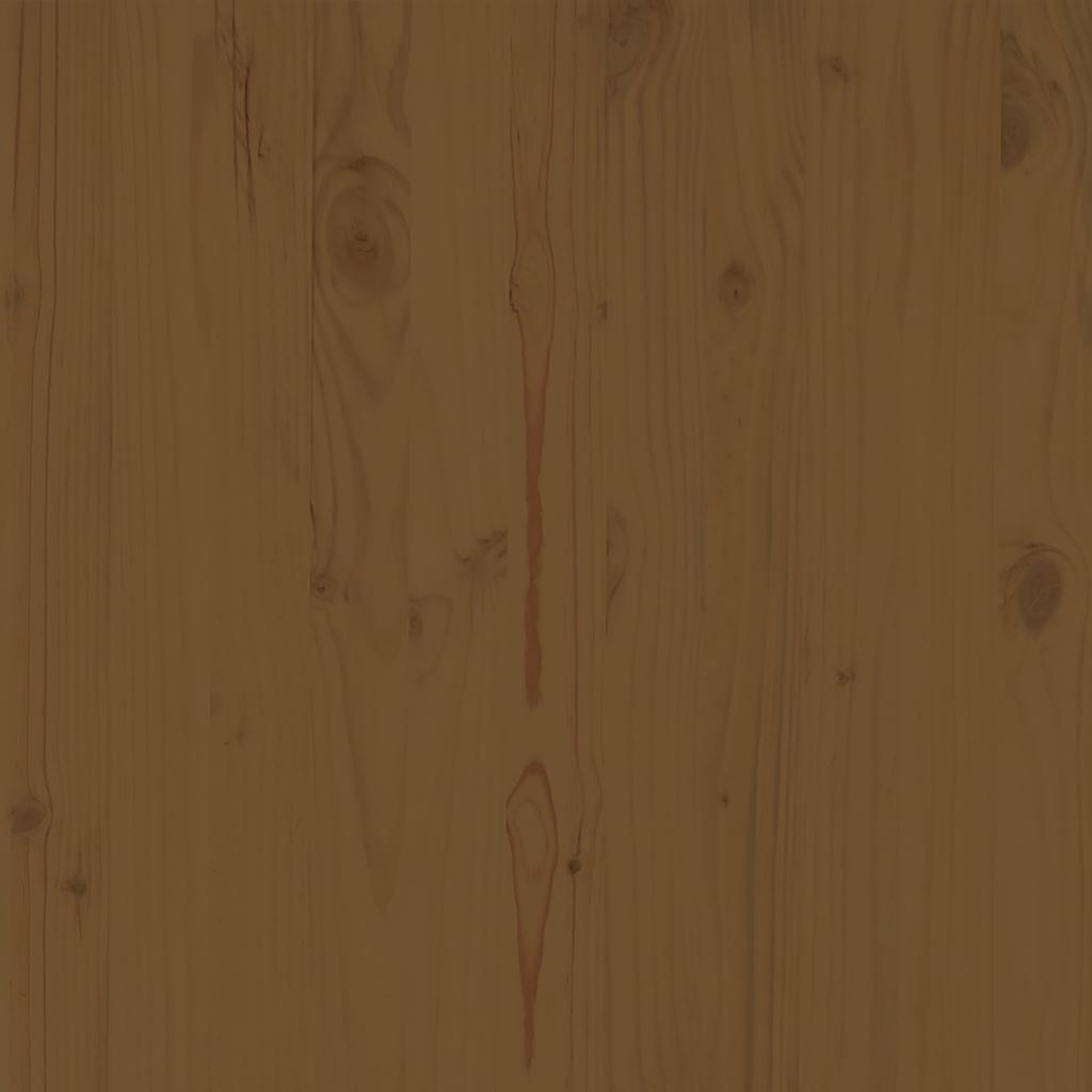 Hörnsektion till pallsoffa 2 st honungsbrun massiv furu