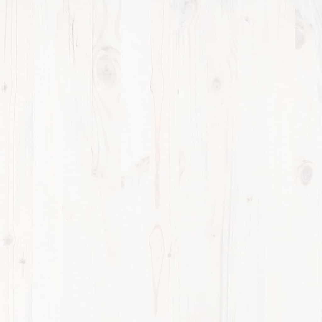 Loungegrupp 2 delar vit massiv furu