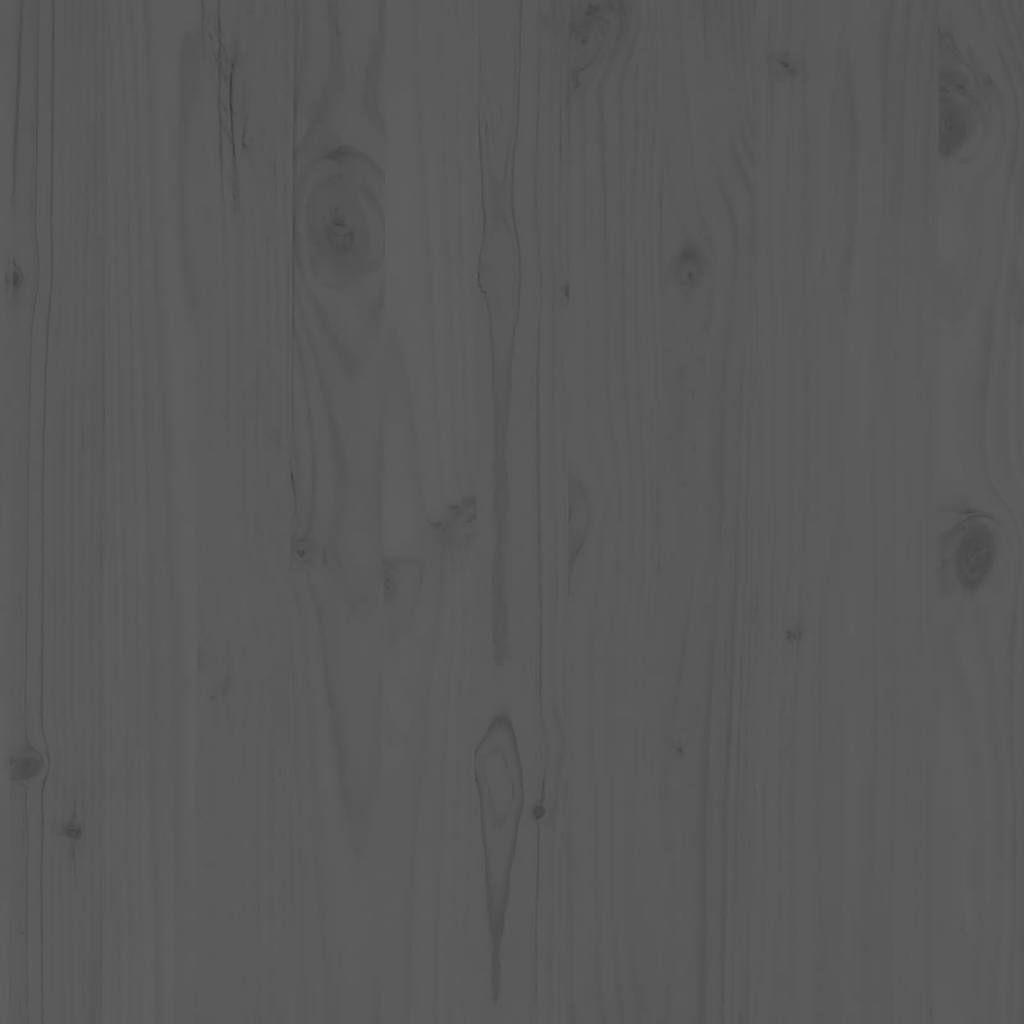 Hörnsoffa för trädgården med antracit dynor massiv furu