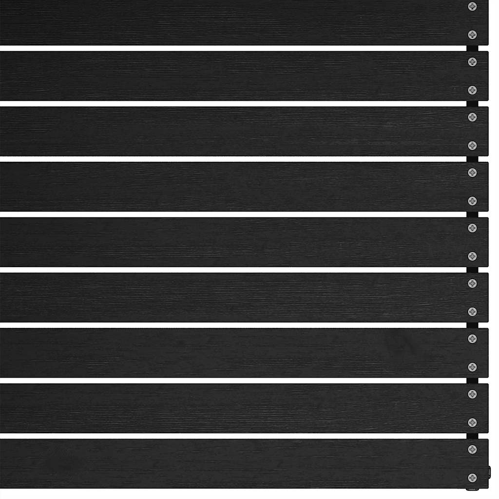 Hörnsoffa för trädgården med antracit dynor massiv furu