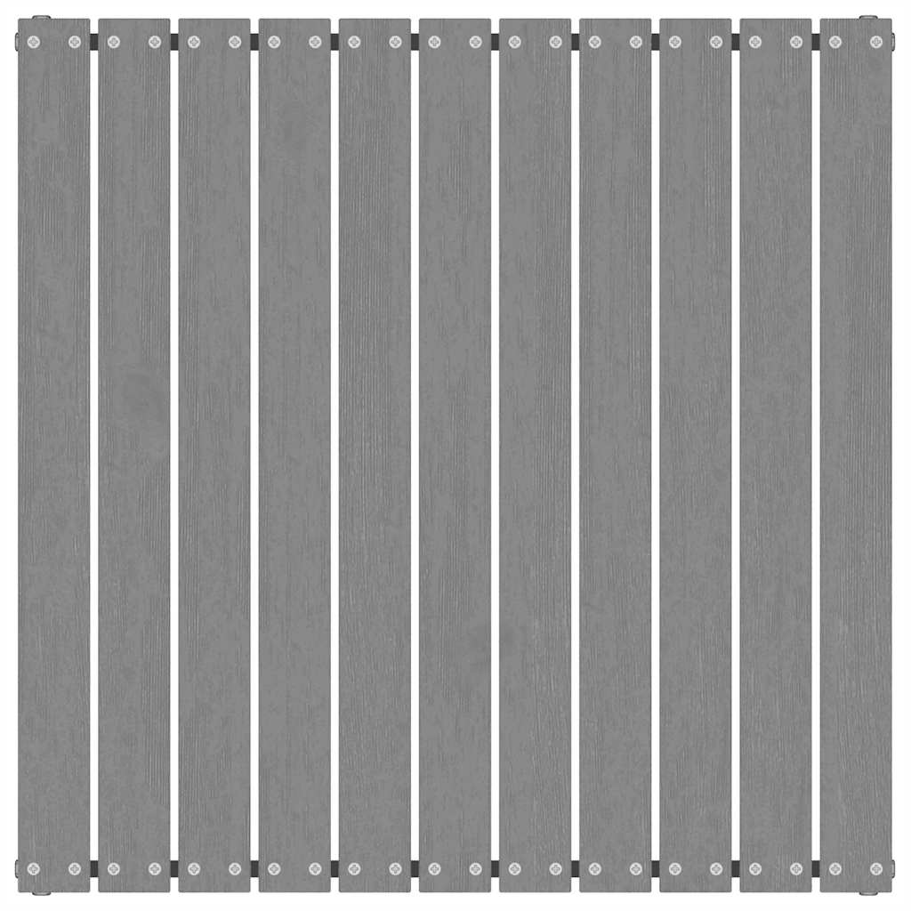 Trädgårdspallar med dynor 2 delar grå massiv furu