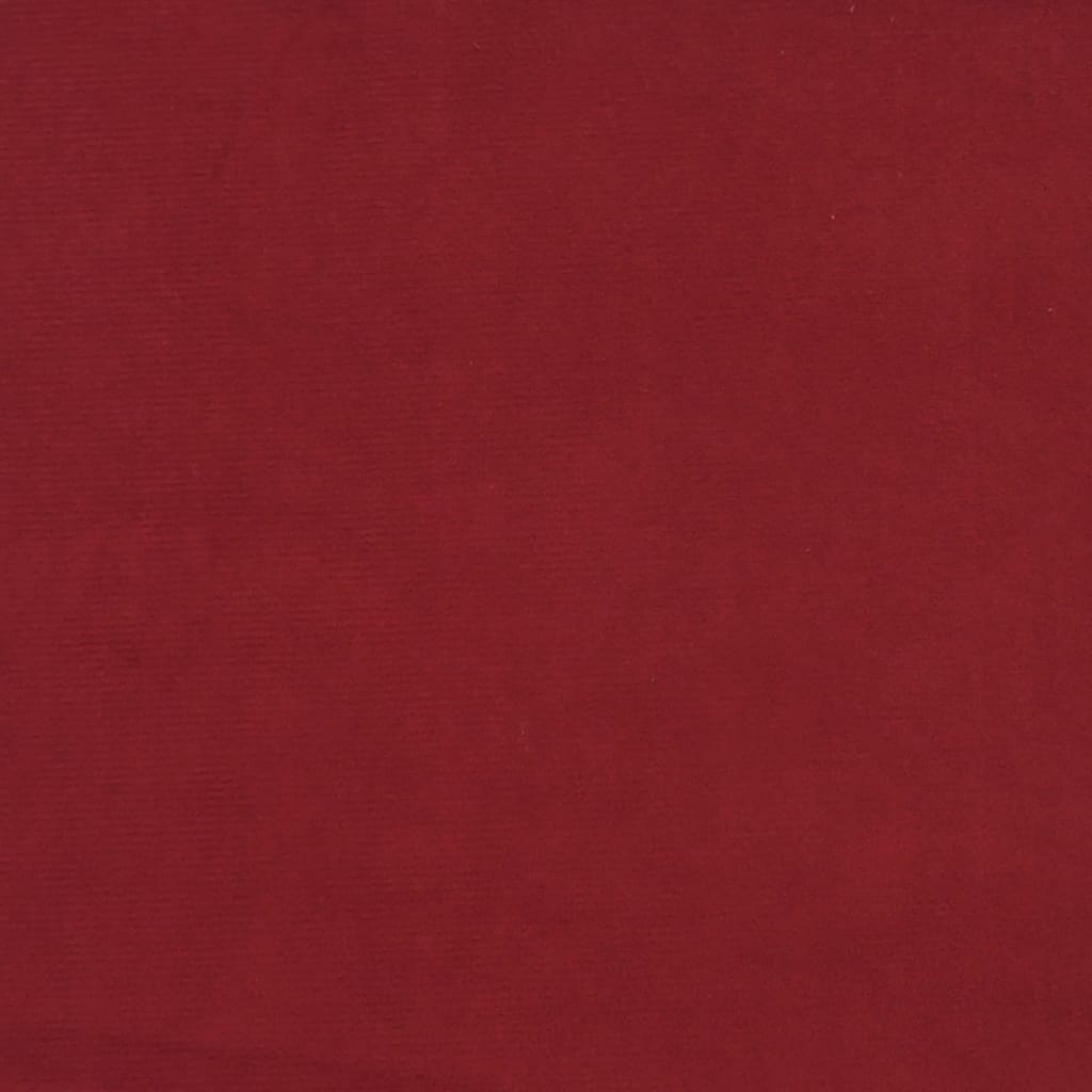 Barstolar 2 st vinröd sammet