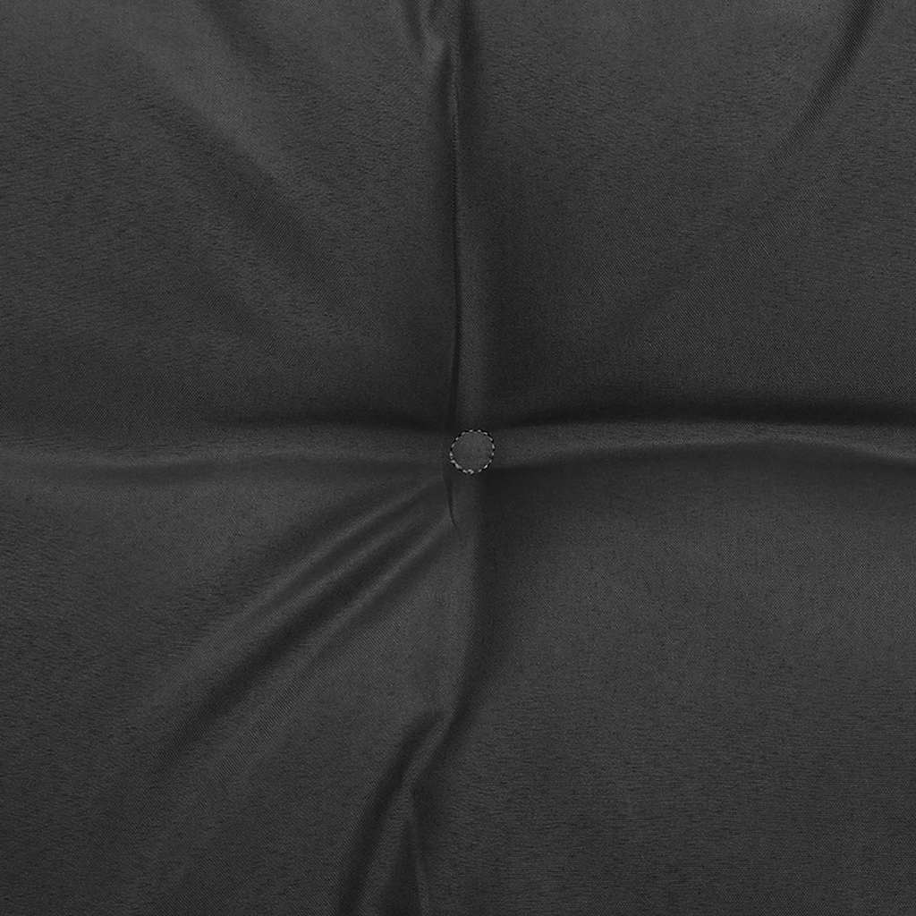 Hörnsoffa för trädgården med antracit dynor massiv furu