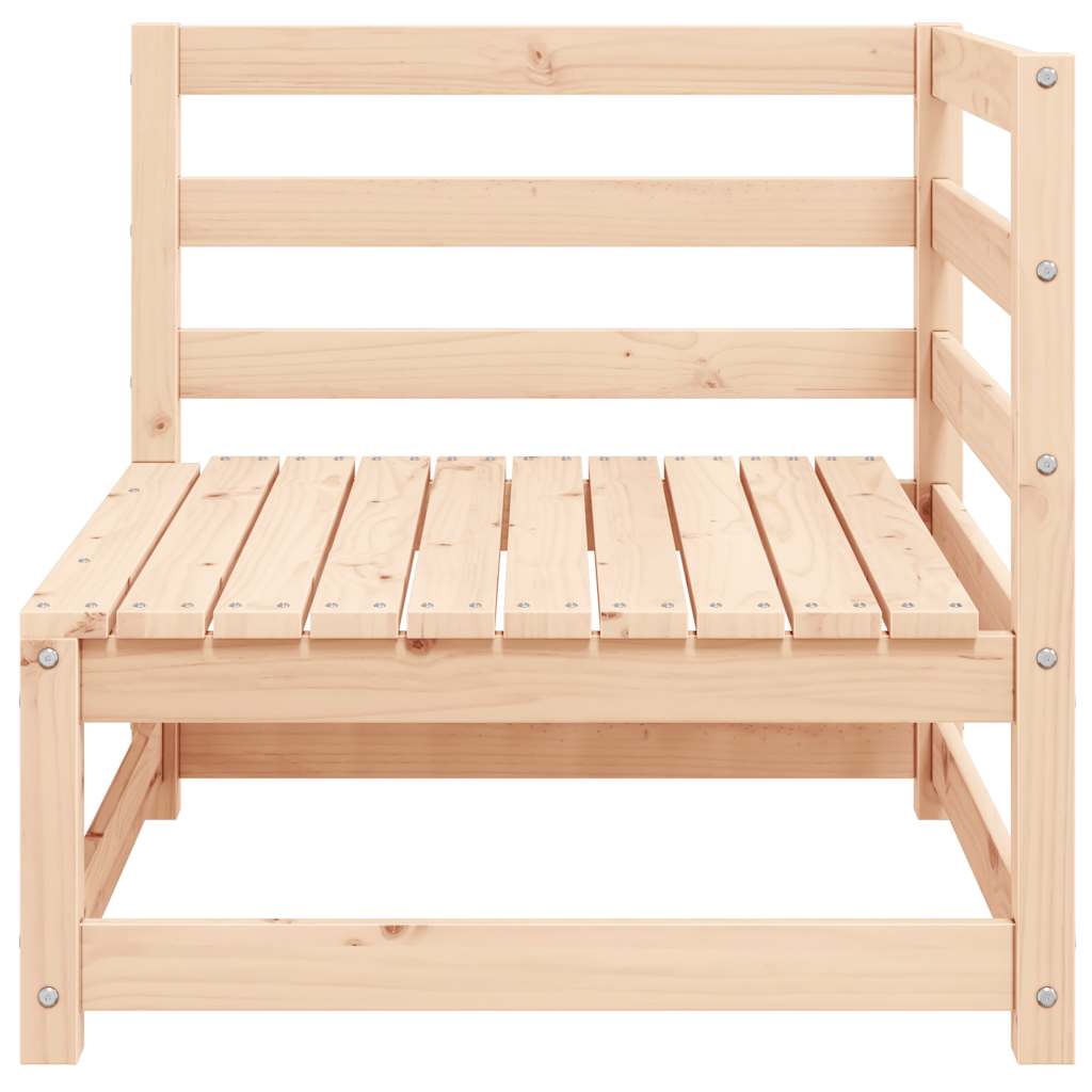 Hörnsektion till pallsoffa 2 st med dynor massiv furu