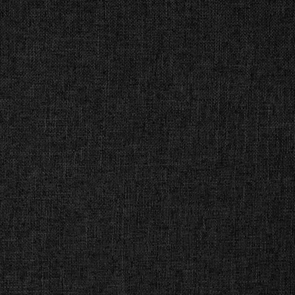 Snurrbar golvstol svart tyg