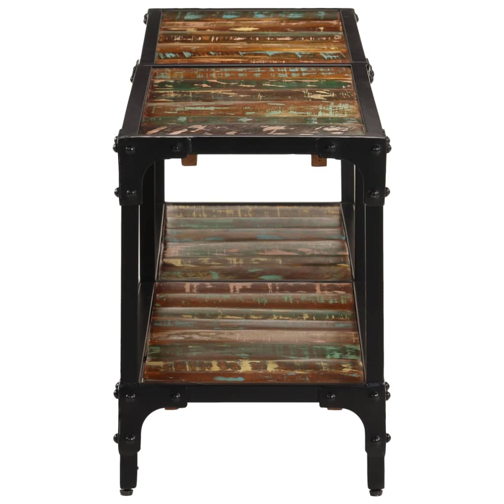 Tv-bänk 150x30x41 cm massivt återvunnet trä