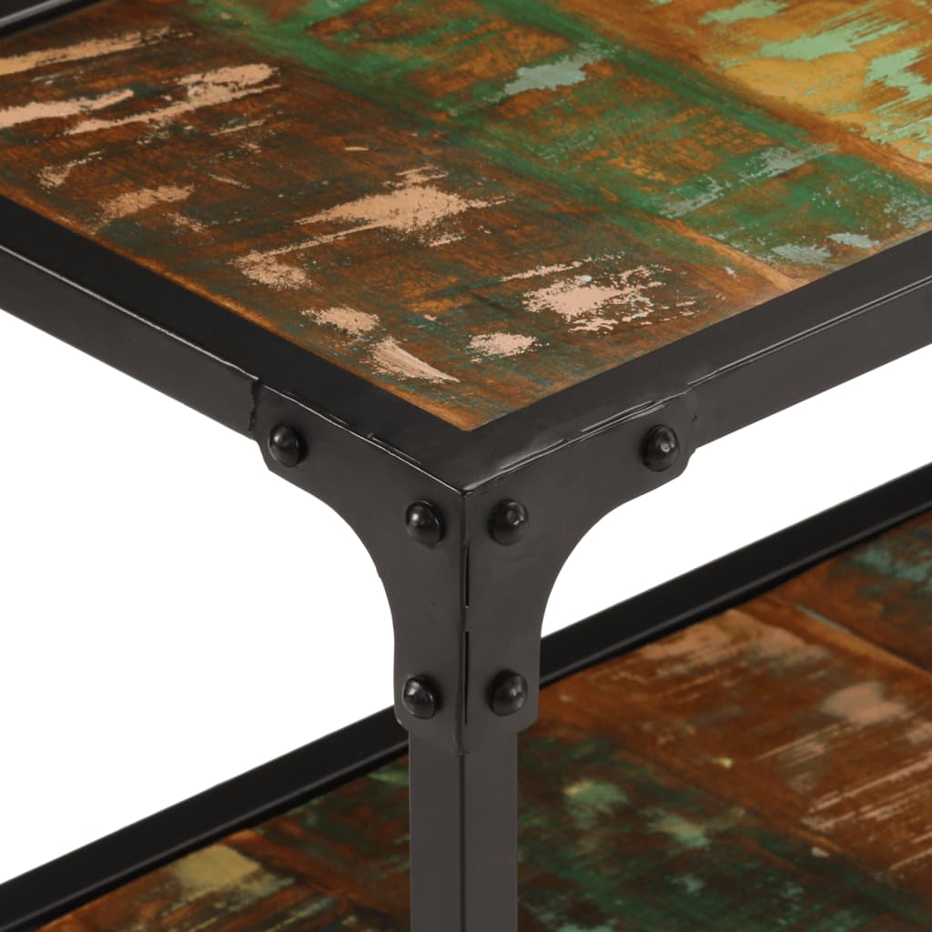 Tv-bänk 150x30x41 cm massivt återvunnet trä