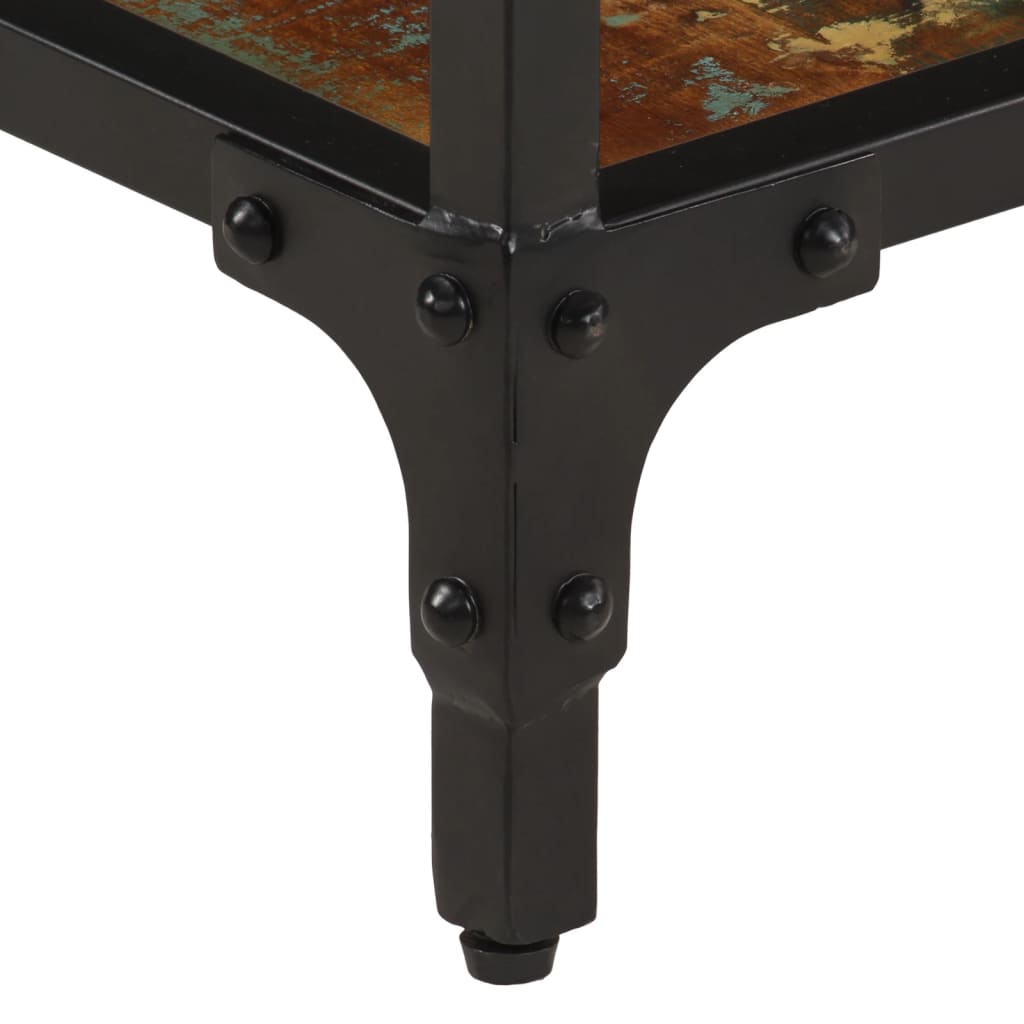 Tv-bänk 150x30x41 cm massivt återvunnet trä