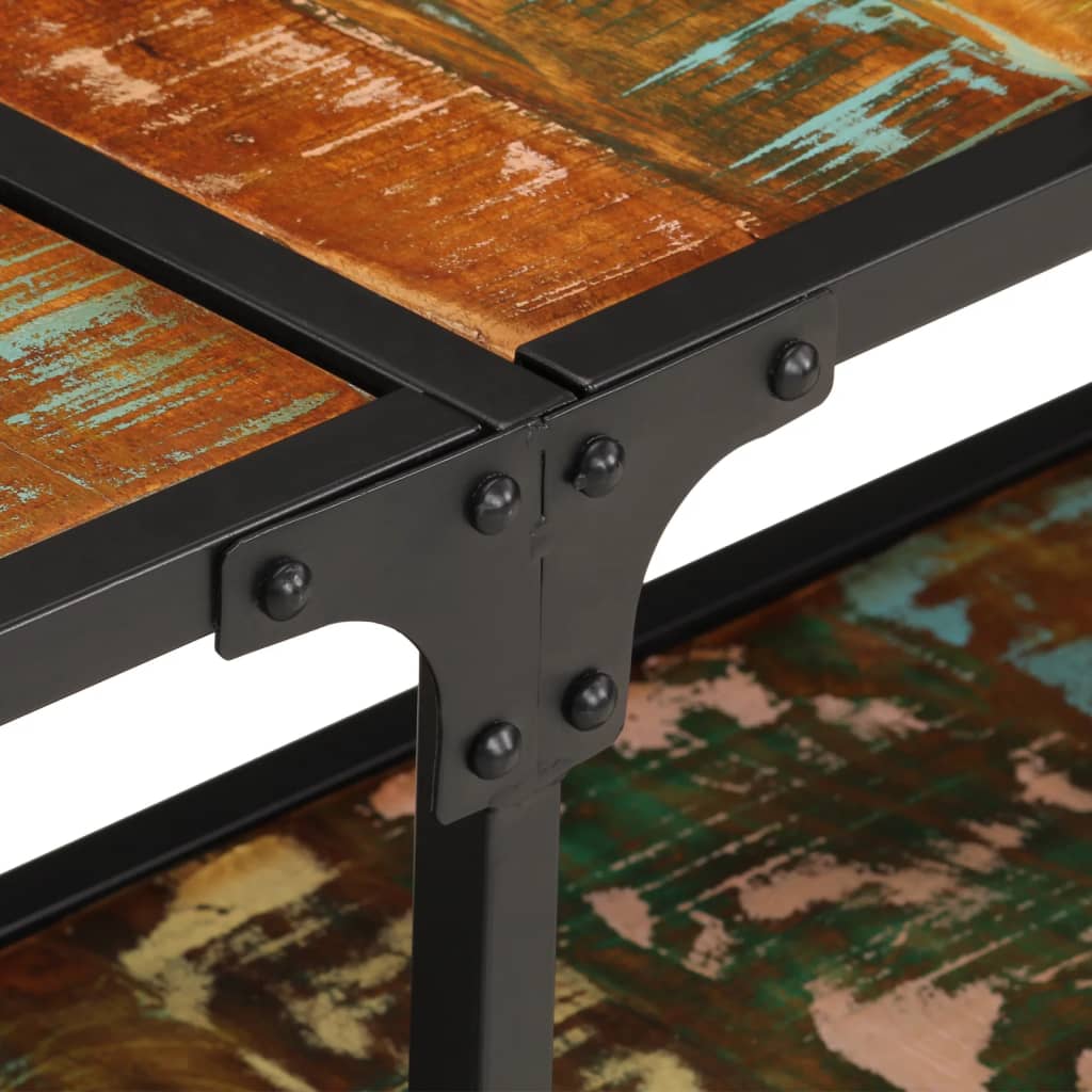 Tv-bänk 150x30x41 cm massivt återvunnet trä