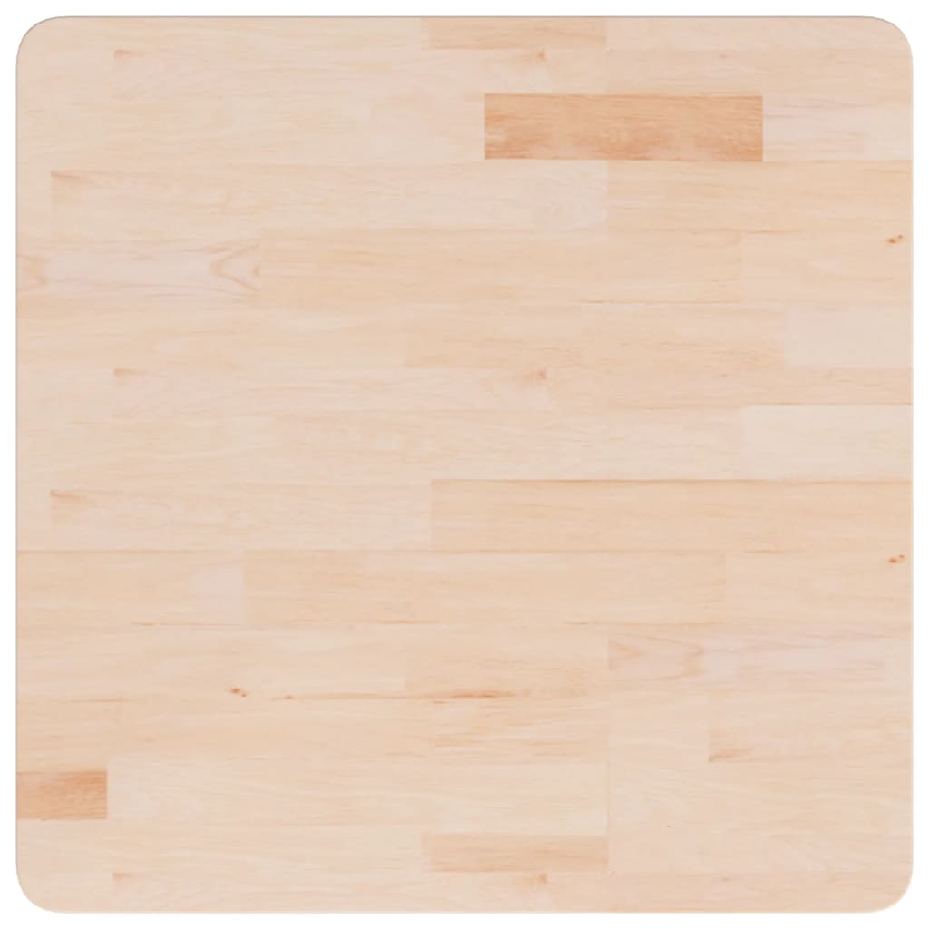 Fyrkantig bordsskiva 60x60x4 cm obehandlad massiv ek