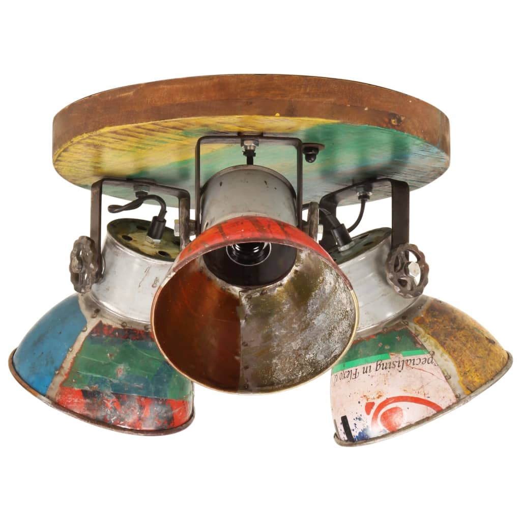 Taklampa industriell 25 W flerfärgad 42x25cm E27