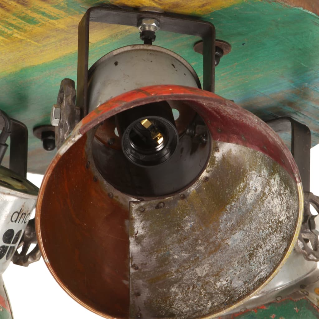 Taklampa industriell 25 W flerfärgad 42x25cm E27