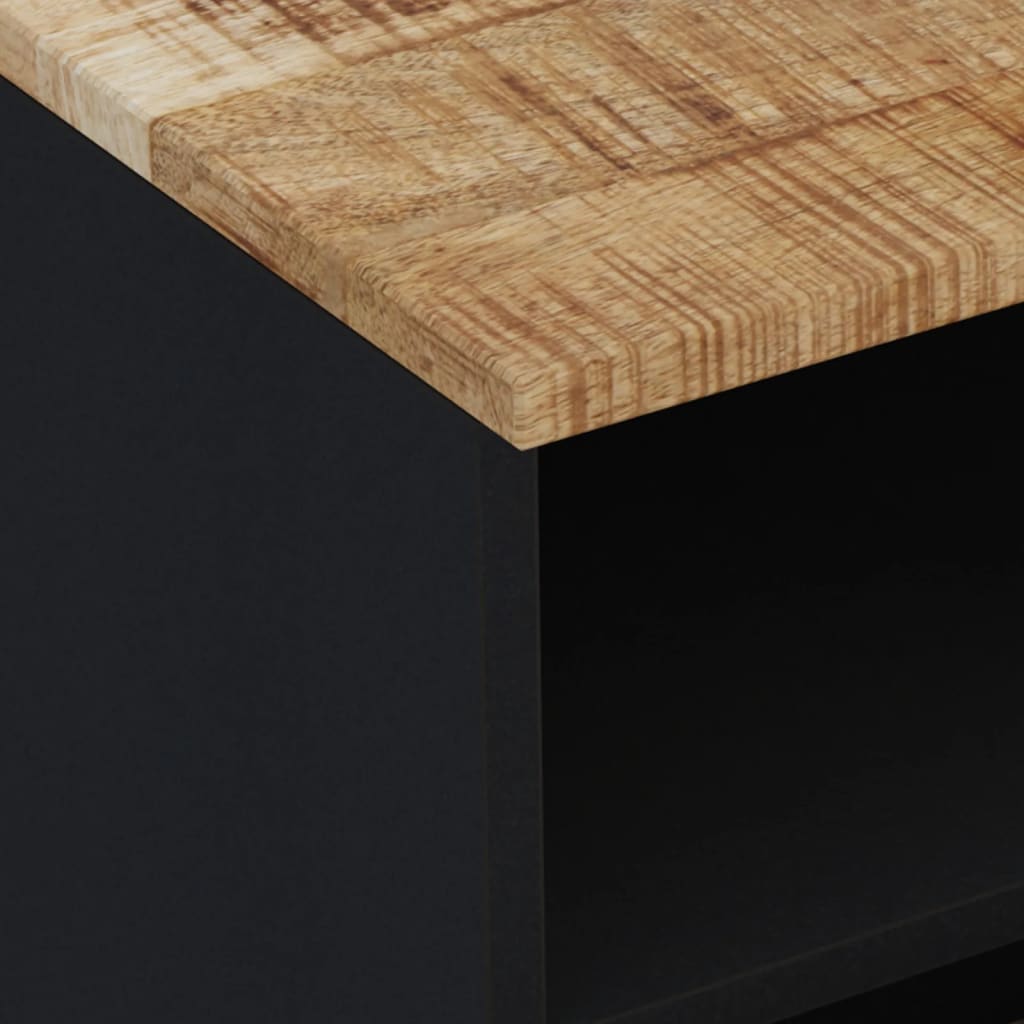 Tv-bänk 70x33x46 cm massivt mangoträ