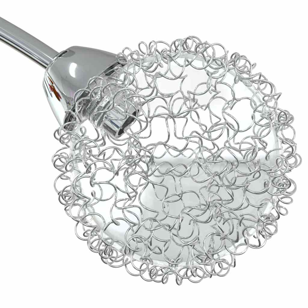 Taklampa med lampskärmar i tråd för 4 G9 LED-lampor