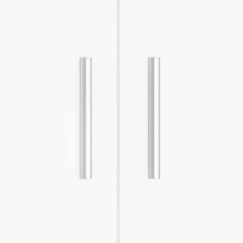 Akvariebänk vit 81x36x73 cm konstruerat trä